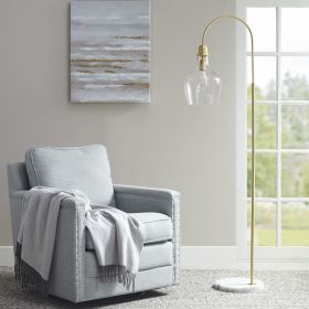 [Only support Drop Shipping Buyer] Auburn Arched Floor Lamp with Marble Base