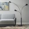 [Only support Drop Shipping Buyer] Archer 3-Light Adjustable Tiered Arc Metal Floor Lamp