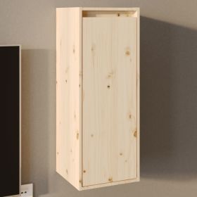 Wall Cabinet 11.8"x11.8"x31.5" Solid Wood Pine