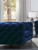 Atronia Chair; Blue Fabric YJ