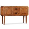 Sideboard Solid Wood with Honey Finish 47.2"x11.8"x29.5"