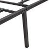 Queen Size Bed Frame Metal Heavy Duty Iron Beds Frames - black XH