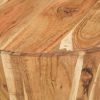 Coffee Table âˆšÃ²25.6"x12.2" Solid Acacia Wood