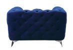 Atronia Chair; Blue Fabric YJ