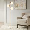 [Only support Drop Shipping Buyer] Holloway 3-Globe Light Floor Lamp with Marble Base