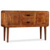 Sideboard Solid Wood with Honey Finish 47.2"x11.8"x29.5"