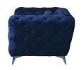 Atronia Sofa; Blue Fabric YJ