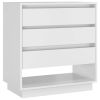 Sideboard White 27.6"x16.1"x29.5" Engineered Wood