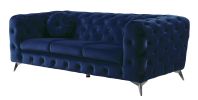 Atronia Sofa; Blue Fabric YJ