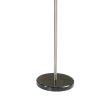 81"H BLACK ARCH WITH ADJUSTABLE BODY FLOOR LAMP (1PC/CTN) (3.03/24.96)