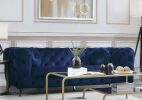 Atronia Sofa; Blue Fabric YJ