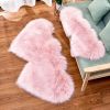 Long Plush Carpet Fuzzy Wool Floor Mat Multicolor Double Heart Soft Fluffy Living Room Bedroom Aldult Child Boy Girl Fashion Lovely