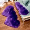 Long Plush Carpet Fuzzy Wool Floor Mat Multicolor Double Heart Soft Fluffy Living Room Bedroom Aldult Child Boy Girl Fashion Lovely