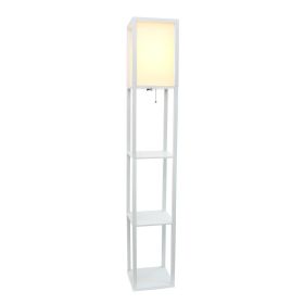 Floor Lamp with Shelf (Actual Color: White)