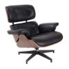 High grade vintage 8 layer leather plywood ergonomic design office chair