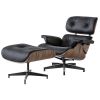 High grade vintage 8 layer leather plywood ergonomic design office chair