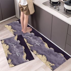 Kitchen Entrance Floor Mat Non Slip Long Strip Geometry Pattern Bathroom Rug (Main Color: Style 4, size: 40 x 120 cm)