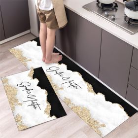 Kitchen Entrance Floor Mat Non Slip Long Strip Geometry Pattern Bathroom Rug (Main Color: Style 6, size: 40 x 120 cm)