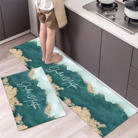 Kitchen Entrance Floor Mat Non Slip Long Strip Geometry Pattern Bathroom Rug (Main Color: Style 3, size: 40 x 60 cm)