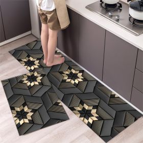 Kitchen Entrance Floor Mat Non Slip Long Strip Geometry Pattern Bathroom Rug (Main Color: Style 11, size: 40 x 120 cm)