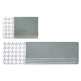 Home Decor PVC Leather Entrance Doormat Kitchen Mat (Main Color: Style 10, size: 45 x 75 cm)