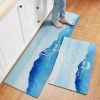 Home Decor PVC Leather Entrance Doormat Kitchen Mat