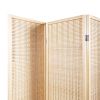 6-Panel Room Divider;  6 FT Tall Room Divider;  Folding Privacy Screens;  Freestanding Room Dividers