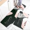 Home Decor PVC Leather Entrance Doormat Kitchen Mat