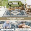 Faux Wool Fabric Area Rugs Doormat