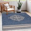 Home Decor Indoor/Outdoor Accent Rug Natural Stylish Classic Pattern Design