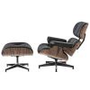 High grade vintage 8 layer leather plywood ergonomic design office chair