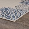 Home Decor Coastal Bordered Coral Reef Indoor/Outdoor Accent Rug