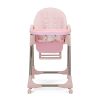 Convertible High Chair on Wheels with Removable Tray;  Height and Angle Adjustment for Baby And Toddler