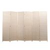 6-Panel Room Divider;  6 FT Tall Room Divider;  Folding Privacy Screens;  Freestanding Room Dividers