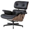 High grade vintage 8 layer leather plywood ergonomic design office chair